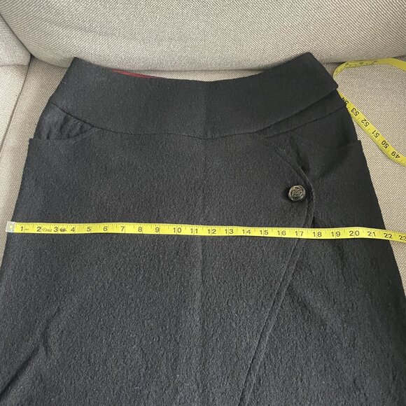 Stunning Handmade One of a Kind Boiled Wool Skirt - Picture 13 of 15